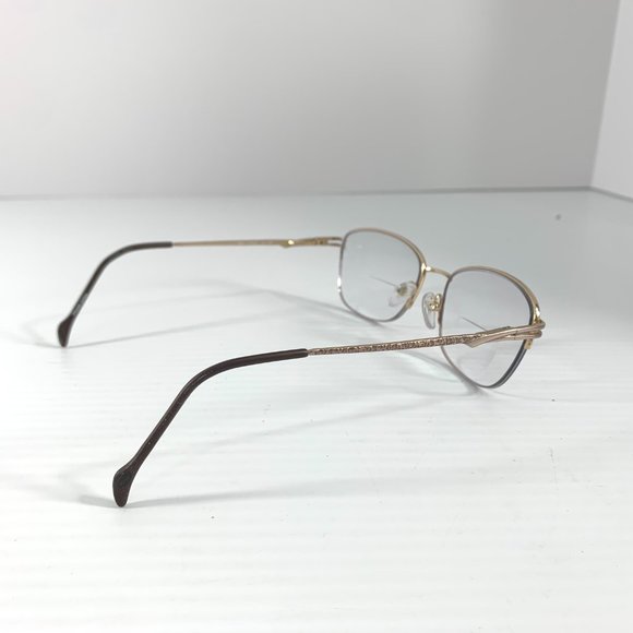 Stepper Si-50155 Unisex Semi Rimless Eyeglasses Frames Glasses Titanium Brown - Picture 5 of 7